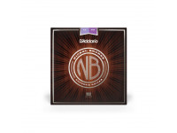 D'Addario NB1152 11-52 Custom Light, Nickel Bronze Acoustic Guitar Strings